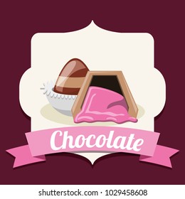 Chocolate candies design