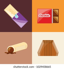 Chocolate candies design