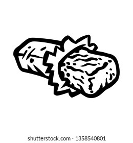 Chocolate candy bar cartoon