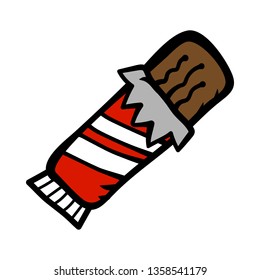 Chocolate candy bar cartoon