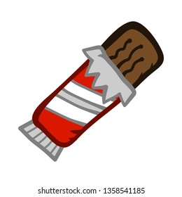 Chocolate candy bar cartoon