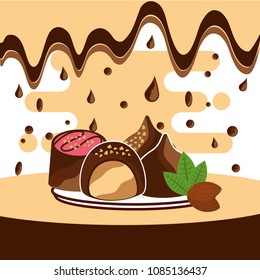 chocolate candy card