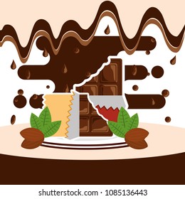 chocolate candy card
