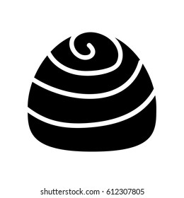 chocolate candy isolated icon