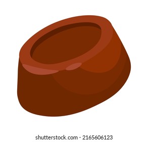 Chocolate Candy. Sweet Food Dessert icon. Vector illustration