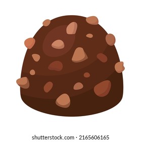 Chocolate Candy. Sweet Food Dessert icon. Vector illustration