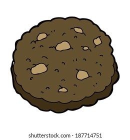  chocolate chip cookie cartoon