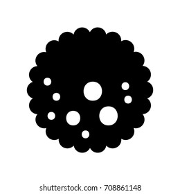 chocolate chip cookie dessert eating icon