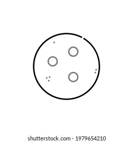 chocolate chip cookie icon vector illustration