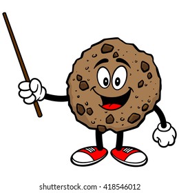Chocolate Chip Cookie with a Pointer
