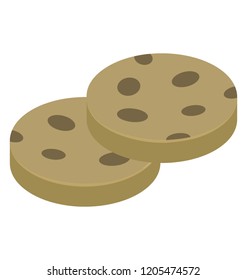 
Chocolate chip cookies for tea snack 

