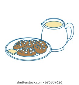 chocolate chips cookie icon