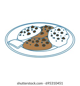 chocolate chips cookie icon