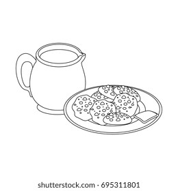 chocolate chips cookie icon