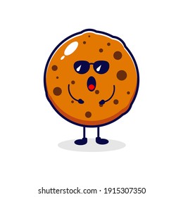 Chocolate chips cool cute character