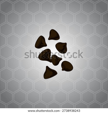 chocolate chips handmade illustration artwork
