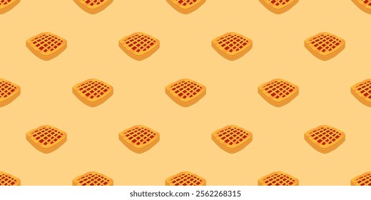 chocolate chips pattern background. cookie seamless pattern background. Cartoon illustration of Cookies. biscuits illustration.