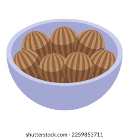 Chocolate churro icon isometric vector. Spain food. Mexican food
