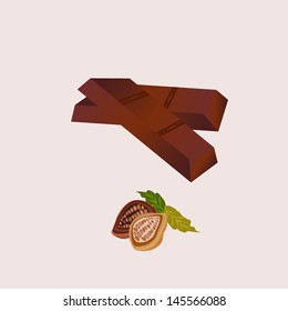 chocolate cocoa beans