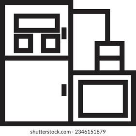 Chocolate Cocoa Conveyor Outline Icon