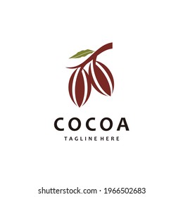 Chocolate, Cocoa Fruits Logo Design Inspiration