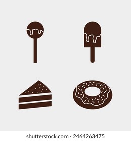 Chocolate and Cocoa logo icon vector design illustration