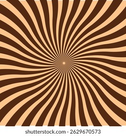 Chocolate Cofee Background Effect with swirl lines vector eps 