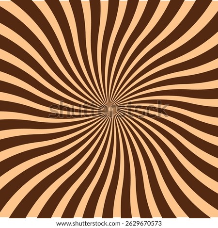 Chocolate Cofee Background Effect with swirl lines vector eps 
