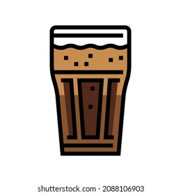 chocolate coffee color icon vector. chocolate coffee sign. isolated symbol illustration