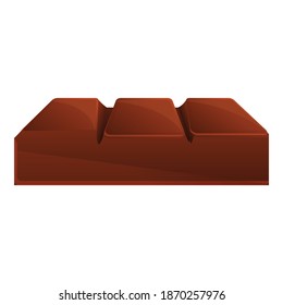 Chocolate coffee icon. Cartoon of chocolate coffee vector icon for web design isolated on white background
