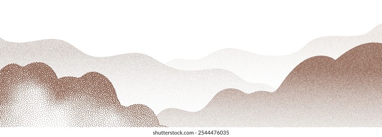 Chocolate and coffee powder, scattered cocoa on a light background. Particles of earth and dust. Brown sand texture.Top view of the cake.