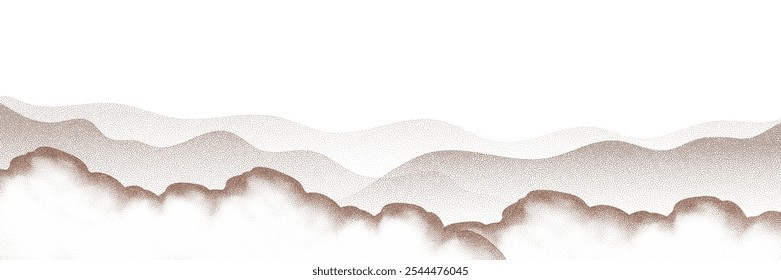 Chocolate e café em pó, cacau espalhado em um fundo claro. Partículas de terra e poeira. Textura de areia marrom. Vista superior do bolo.