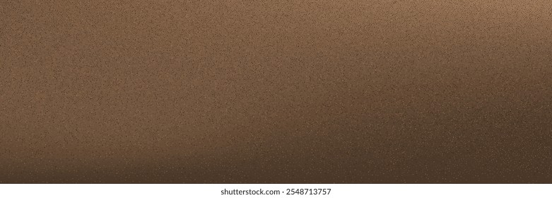 Chocolate and coffee powder, scattered cocoa on a light background. Particles of earth and dust. Brown sand texture.Top view of the cake.