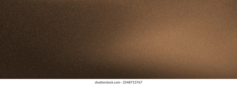 Chocolate and coffee powder, scattered cocoa on a light background. Particles of earth and dust. Brown sand texture.Top view of the cake.