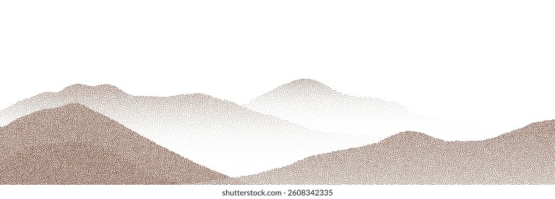  Chocolate and coffee powder, scattered cocoa on a light background. Particles of earth and dust. Brown sand texture.Top view of the cake.
