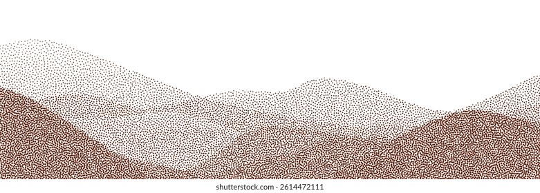  Chocolate and coffee powder, scattered cocoa on a light background. Particles of earth and dust. Brown sand texture.Top view of the cake.