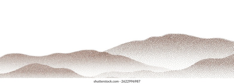  Chocolate e café em pó, cacau espalhado em um fundo claro. Partículas de terra e poeira. Textura de areia marrom. Vista superior do bolo.