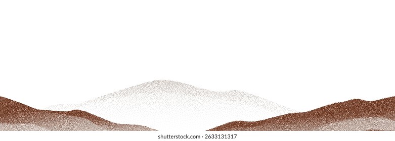  Chocolate and coffee powder, scattered cocoa on a light background. Particles of earth and dust. Brown sand texture.Top view of the cake.