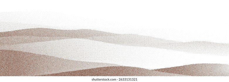  Chocolate and coffee powder, scattered cocoa on a light background. Particles of earth and dust. Brown sand texture.Top view of the cake.