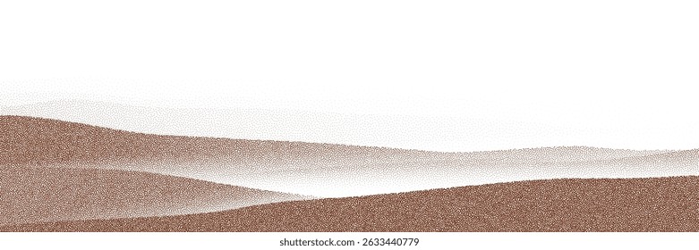  Chocolate and coffee powder, scattered cocoa on a light background. Particles of earth and dust. Brown sand texture.Top view of the cake.