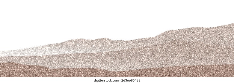  Chocolate and coffee powder, scattered cocoa on a light background. Particles of earth and dust. Brown sand texture.Top view of the cake.