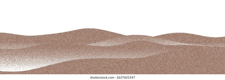  Chocolate and coffee powder, scattered cocoa on a light background. Particles of earth and dust. Brown sand texture.Top view of the cake.