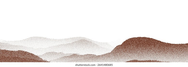  Chocolate and coffee powder, scattered cocoa on a light background. Particles of earth and dust. Brown sand texture.Top view of the cake.