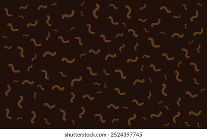 Chocolate Colors Memphis Pattern Abstract Background