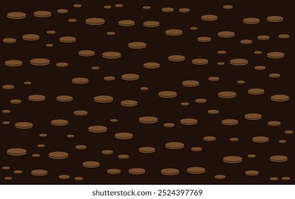 Chocolate cores Memphis padrão abstrato fundo