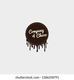 Chocolate company logo design. chocolate vector logo concept. illustration of vector chocolate.