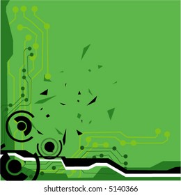 chocolate Computer chip cookies, background