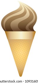 chocolate cone ice cream