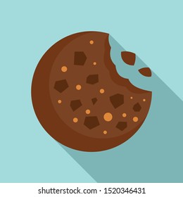 Icono de cookie de chocolate. Icono vectorial de cookie de chocolate para diseño web