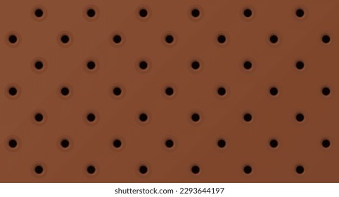 Chocolate Cookie Surface Texture Pattern Simple Background